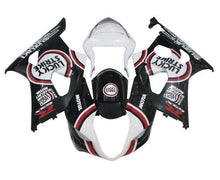 Suzuki GSXR 1000 Fairings (2003-2004) Black, White, Red Lucky Strike at KingsMotorcycleFairings.com