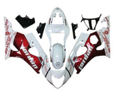 Suzuki GSXR 1000 Fairings (2003-2004) White, Red Jordan at KingsMotorcycleFairings.com
