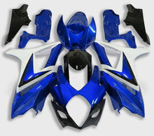 Suzuki GSXR 1000 Fairings (2007-2008) Gloss Blue, White, Black at KingsMotorcycleFairings.com