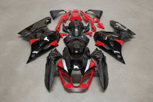 Suzuki GSXR 1000 Fairings (2017-2025) Black, Red, Silver Stripe at KingsMotorcycleFairings.com