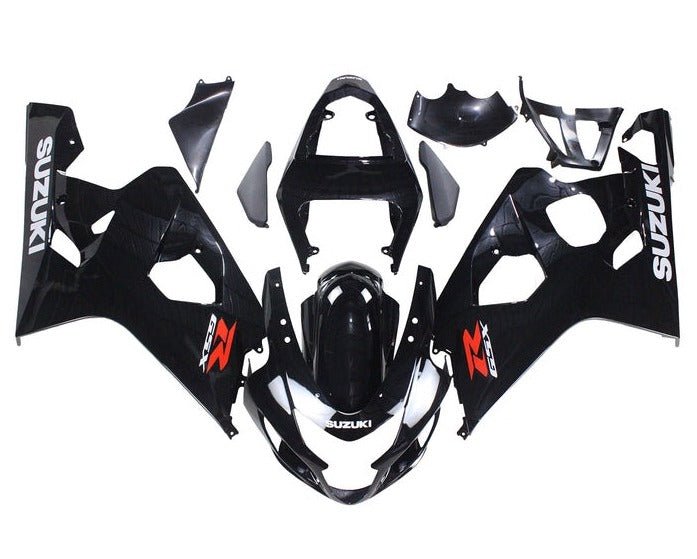 Suzuki GSXR 600 Fairing Kit (2004-2005) Black, Red, White at KingsMotorcycleFairings.com