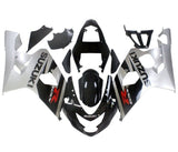 Suzuki GSXR 600 Fairing Kit (2004-2005) Black, Silver, Red at KingsMotorcycleFairings.com