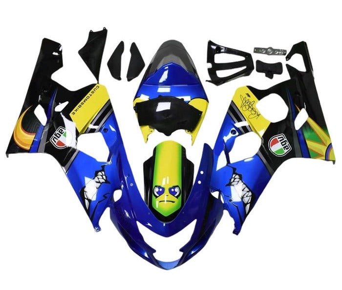 Suzuki GSXR 600 Fairing Kit (2004-2005) Blue Creature at KingsMotorcycleFairings.com