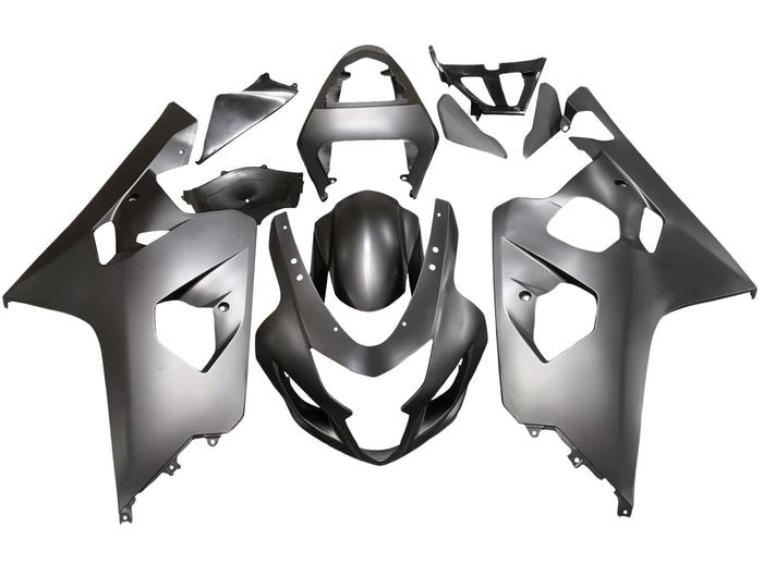 Suzuki GSXR 600 Fairing Kit (2004-2005) Matte Black at KingsMotorcycleFairings.com