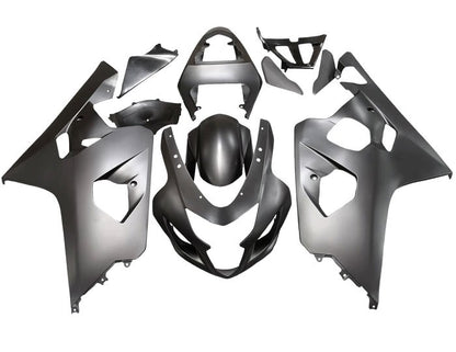 Suzuki GSXR 600 Fairing Kit (2004-2005) Matte Black at KingsMotorcycleFairings.com