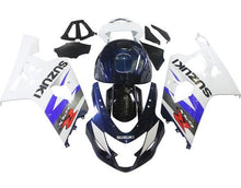 Suzuki GSXR 600 Fairing Kit (2004-2005) White, Dual Blue, Gray, Black at KingsMotorcycleFairings.com