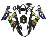 Suzuki GSXR 750 Fairing Kit (2004-2005) Black, Yellow Rizla at KingsMotorcycleFairings.com