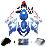 Suzuki GSXR 750 Fairing Kit (2004-2005) Blue, White, Red Motul at KingsMotorcycleFairings.com