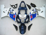 Suzuki GSXR 750 Fairing Kit (2004-2005) Dark Blue, White, Blue, Red at KingsMotorcycleFairings.com
