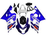 Suzuki GSXR 750 Fairing Kit (2004-2005) White, Dual Blue, Black, Red at KingsMotorcycleFairings.com