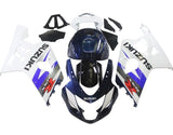 Suzuki GSXR 750 Fairing Kit (2004-2005) White, Dual Blue, Gray, Black at KingsMotorcycleFairings.com