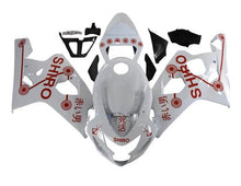 Suzuki GSXR 750 Fairing Kit (2004-2005) White, Red, Shiro at KingsMotorcycleFairings.com