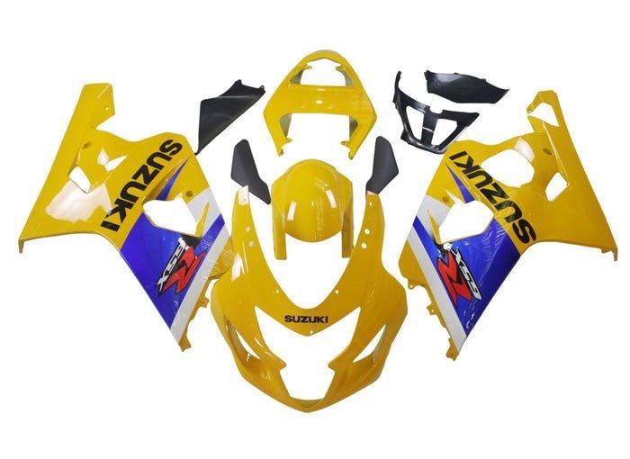 Suzuki GSXR 750 Fairing Kit (2004-2005) Yellow, Blue, White, Red at KingsMotorcycleFairings.com