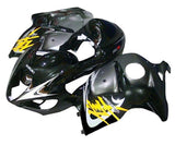 Suzuki Hayabusa Fairing Kit (1999-2007) Black, Silver, Yellow at KingsMotorcycleFairings.com