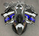 Suzuki Hayabusa Fairing Kit (1999-2007) Black, White, Blue Viru at KingsMotorcycleFairings.com