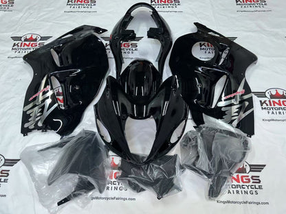 Suzuki Hayabusa Fairings (1999-2007) Black, Chrome, Red from KingsMotorcycleFairings.com