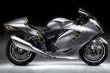 Suzuki Hayabusa Fairings (2021-2025) Matte Silver at KingsMotorcycleFairings.com