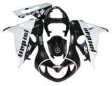 Suzuki TL1000R Fairing Kit (1998-2003) Black, White Jordan at KingsMotorcycleFairings.com