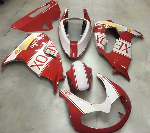 Suzuki TL1000R Fairings (1998-2003) White, Red Xerox at KingsMotorcycleFairings.com