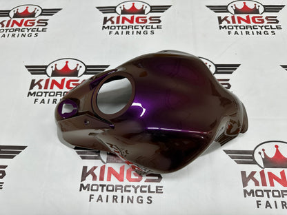 Tank Cover Fairing for Kawasaki Ninja 650 (2020-2025) Purple, Orange Chameleon at KingsMotorcycleFairings.com