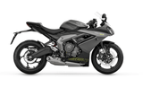 Triumph Daytona 660 Fairings (2024-2025) Matte Gray, Matte Black at KingsMotorcycleFairings.com