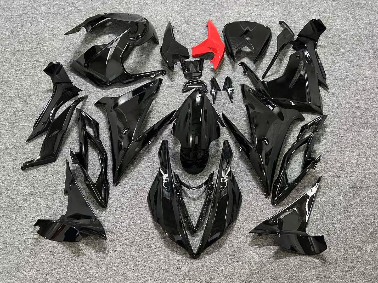 Triumph Daytona 675 Fairing Kit (2013-2016) Black, Red at KingsMotorcycleFairings.com