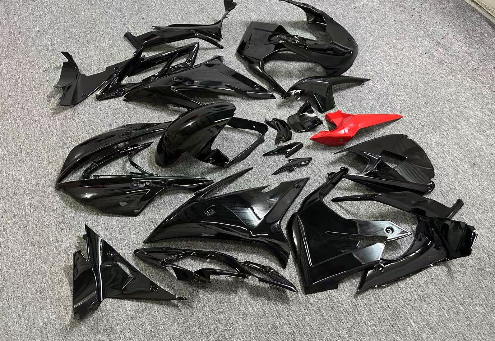 Triumph Daytona 675 Fairing Kit (2013-2016) Black, Red from KingsMotorcycleFairings.com