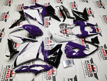 Triumph Daytona 675 Fairing Set (2013-2016) White, Dark Purple, Black at KingsMotorcycleFairings.com