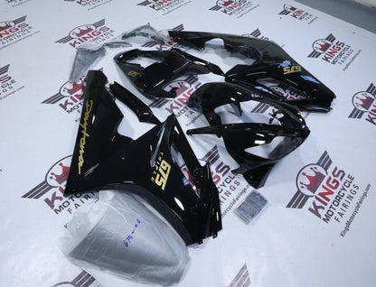 Triumph Daytona 675 Fairings (2006-2008) Black, Gold Gloss from KingsMotorcycleFairings.com