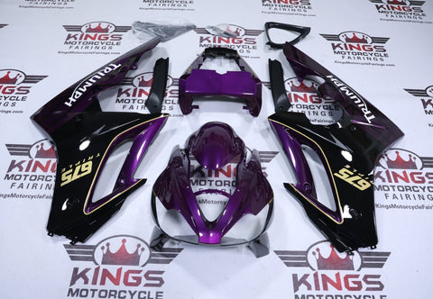Triumph Daytona 675 Fairings (2006-2008) Purple, Black, Gold at KingsMotorcycleFairings.com