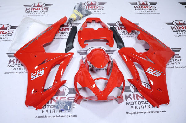 Triumph Daytona 675 Fairings (2006-2008) Red, Gray from KingsMotorcycleFairings.com
