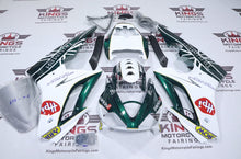 Triumph Daytona 675 Fairings (2006-2008) White, Green HPI at KingsMotorcycleFairings.com