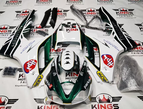 Triumph Daytona 675 Fairings (2007) Green, White, Red, Yellow at KingsMotorcycleFairings.com