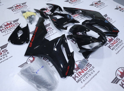 Triumph Daytona 675 Fairings (2009-2012) Black, Red at KingsMotorcycleFairings.com