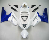 Triumph Daytona 675 Fairings (2009-2012) Gloss White, Gloss Blue at KingsMotorcycleFairings.com