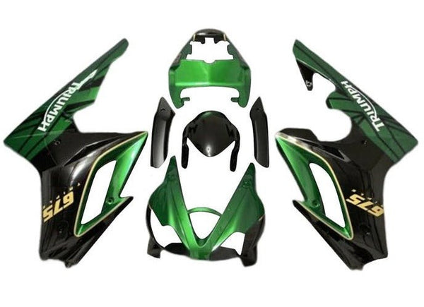 Triumph Daytona 675 Fairings (2009-2012) Green, Black, Yellow at KingsMotorcycleFairings.com