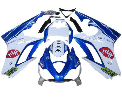 Triumph Daytona 675 Fairings (2009-2012) White, Blue, Kappa at KingsMotorcycleFairings.com