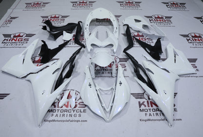 Triumph Daytona 675 Fairings (2013-2016) All Pearl White at KingsMotorcycleFairings.com