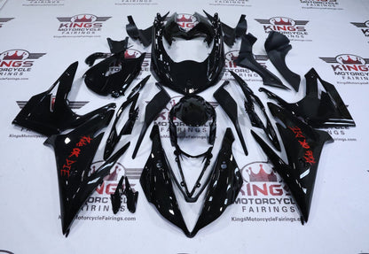 Triumph Daytona 675 Fairings (2013-2016) Black Ride or Die from KingsMotorcycleFairings.com