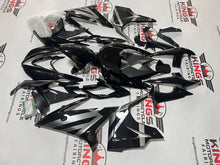 Triumph Daytona 675 Fairing Kit (2013-2016) Black, Silver Stripes at KingsMotorcycleFairings.com