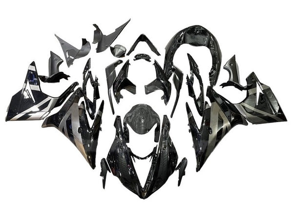 Triumph Daytona 675 Fairings (2013-2016) Black, Silver at KingsMotorcycleFairings.com