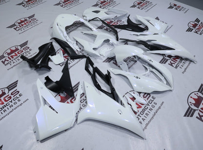 Triumph Daytona 675 Fairings (2013-2016) Pearl White from KingsMotorcycleFairings.com