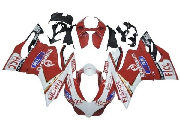 Triumph Daytona 675 Fairings (2013-2016) Red, White, FIAMM at KingsMotorcycleFairings.com