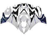 Triumph Daytona 675 Fairings (2013-2016) White, Blue at KingsMotorcycleFairings.com