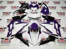 Triumph Daytona 675 Fairings (2013-2016) White, Dark Purple, Black at KingsMotorcycleFairings.com