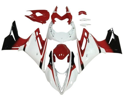 Triumph Daytona 675 Fairings (2013-2016) White, Red, Black at KingsMotorcycleFairings.com