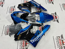 Triumph Daytona 675 Race Fairings (2006-2008) Blue, Black, Gold, White at KingsMotorcycleFairings.com