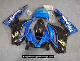 Triumph Daytona 675 Race Fairings (2006-2008) Blue, Black, Gold, White at KingsMotorcycleFairings.com