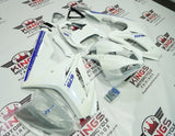 Triumph Daytona 675 Fairing set (2009-2012) Pearl White, Blue at KingsMotorcycleFairings.com