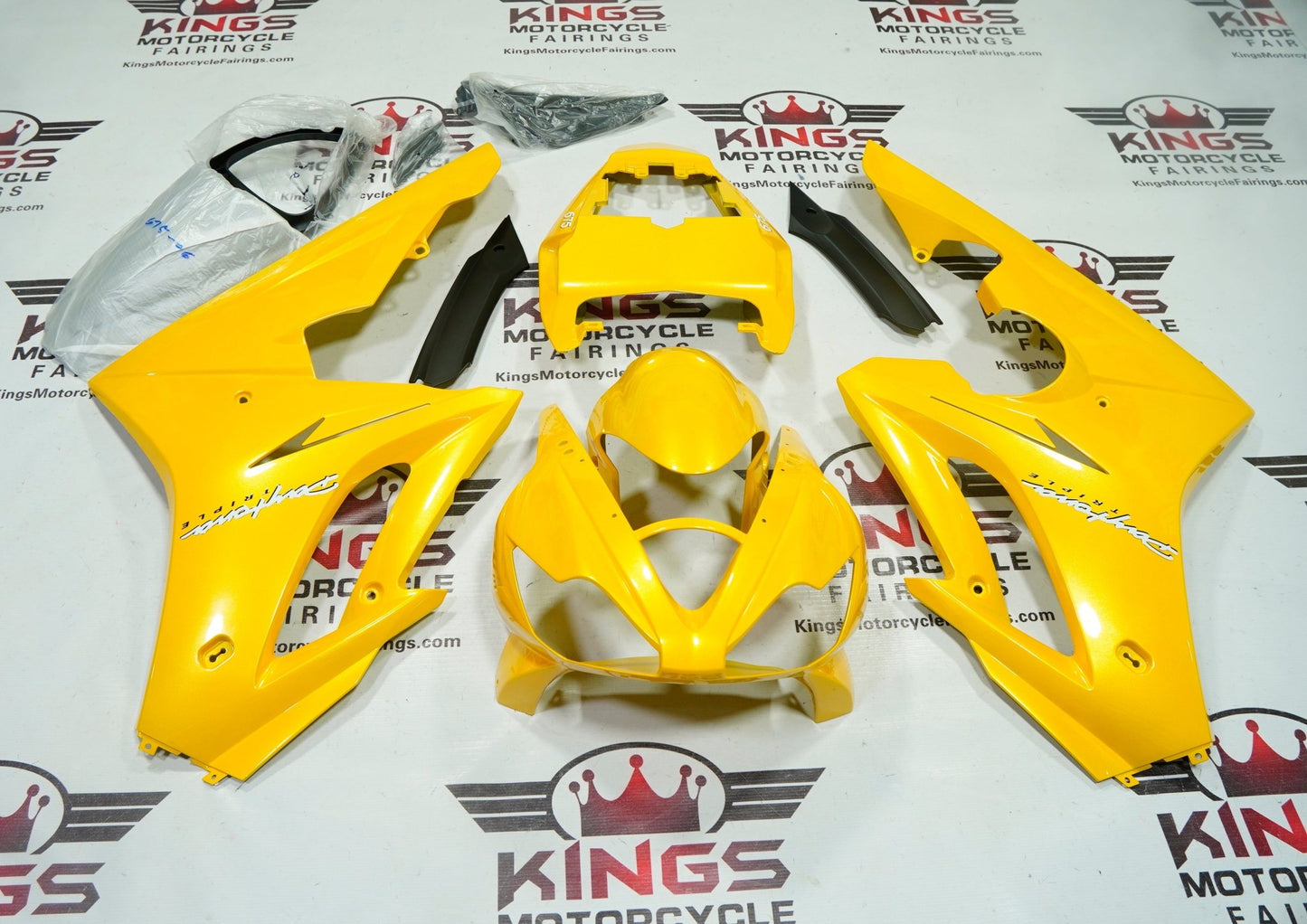 Triumph Daytona 675 Fairing Kit (2009-2012) Yellow at KingsMotorcycleFairings.com